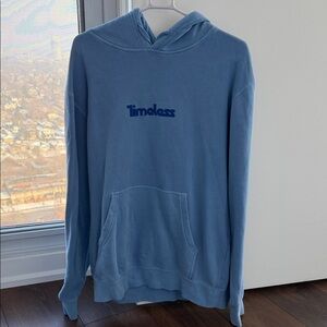 Women's Light Blue Hoodie Sweater